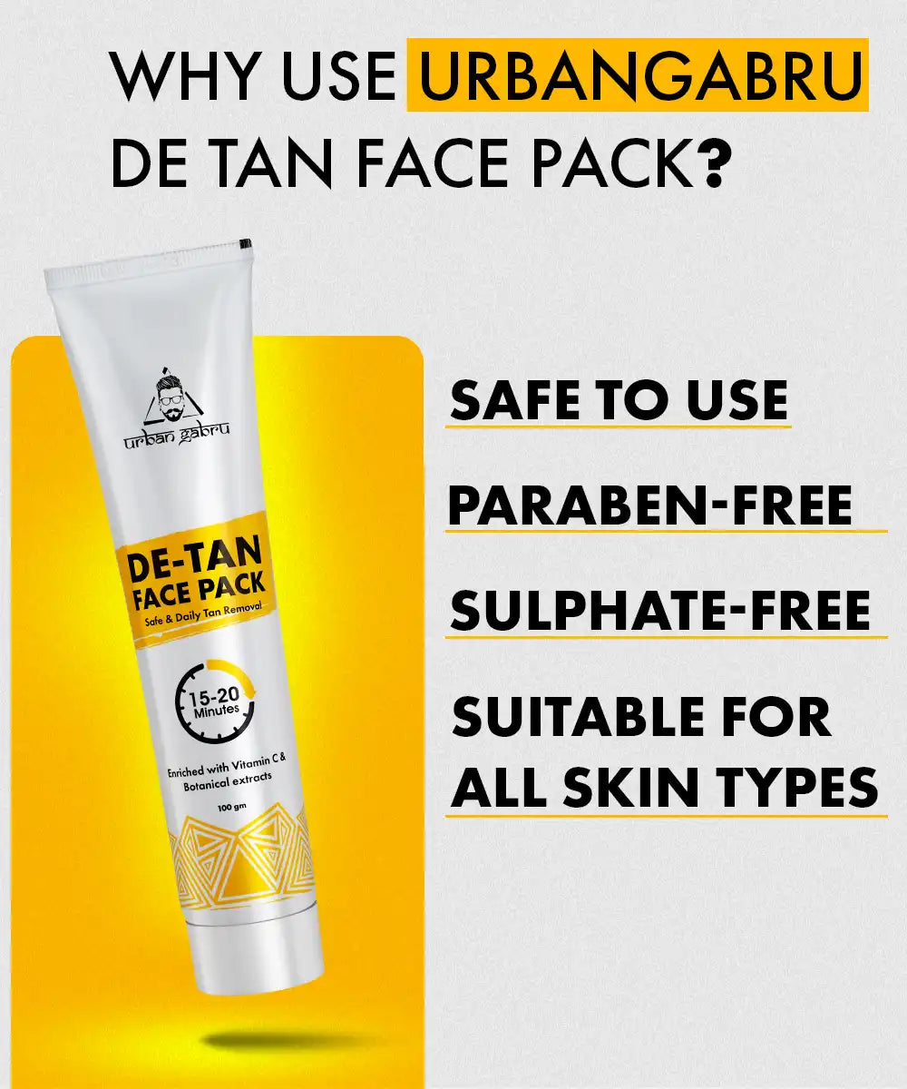 UrbanGabru De-tan face Pack Why Should Buy - Urbangabru